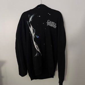 Game of Thrones Black Oversized Hoodie
